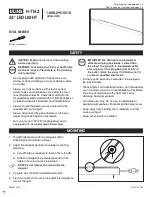 Предварительный просмотр 1 страницы U-Line H-7162 Quick Start Manual