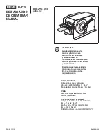 Preview for 5 page of U-Line H-725 Manual