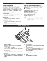 Preview for 2 page of U-Line H-7259 Manual