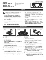 Preview for 1 page of U-Line H-7260 Quick Manual