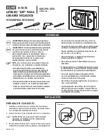 Preview for 4 page of U-Line H-7272 Manual