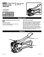 Preview for 1 page of U-Line H-738 Manual