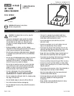 Preview for 1 page of U-Line H-7645 Manual