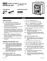 Preview for 1 page of U-Line H-7767 Instruction Manual