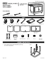 U-Line H-8314 Assembly Instructions Manual preview