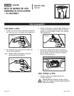 Предварительный просмотр 2 страницы U-Line H-8701 Manual