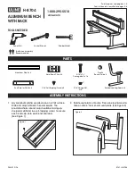 Предварительный просмотр 1 страницы U-Line H-8704 Assembly Instructions Manual