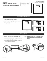 Preview for 1 page of U-Line H-8710 Manual