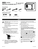 Preview for 1 page of U-Line H-8938 Quick Start Manual