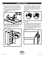 Preview for 4 page of U-Line H-9189 Assembly Instructions Manual