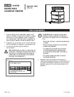 Preview for 3 page of U-Line H-9394 Manual