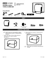 Preview for 1 page of U-Line H-9608 Assembly Instructions