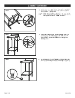 Preview for 2 page of U-Line H-9745 Assembly Instructions Manual