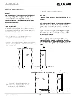 Preview for 20 page of U-Line HNB315 User Manual & Service Manual