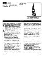 Предварительный просмотр 17 страницы U-Line Hoover Commercial SteamVac H-3481 Manual