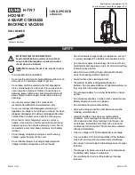 U-Line HOOVER H-7197 Manual preview