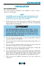 Preview for 9 page of U-Line ICE-MAKER User Manual