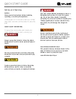 Preview for 4 page of U-Line Nugget Quick Start Manual