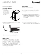 Предварительный просмотр 17 страницы U-Line OFZ124 Quick Start Manual