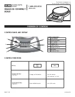 U-Line OHAUS CS H-2715 Manual preview