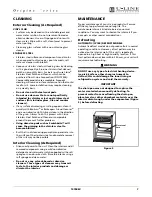 Preview for 9 page of U-Line Origins 1075BEVS00 Use And Care Manual