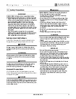 Preview for 5 page of U-Line Origins BI-95 Use And Care Manual