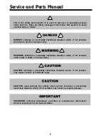 Preview for 6 page of U-Line Origins Series Service And Parts Manual