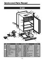 Preview for 72 page of U-Line Origins Series Service And Parts Manual