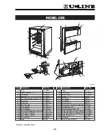 Preview for 75 page of U-Line Origins Series Service And Parts Manual