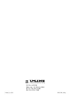 Preview for 82 page of U-Line Origins Series Service And Parts Manual