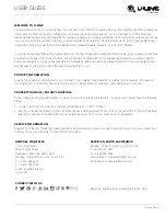 Preview for 3 page of U-Line Origins SP18 User Manual