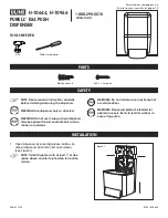 Preview for 1 page of U-Line PURELL H-10644 Quick Start Manual