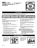 Preview for 1 page of U-Line S-10479 Quick Start Manual