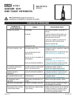 Preview for 2 page of U-Line SANITAIRE EON QUIET CLEAN H-7147 Manual