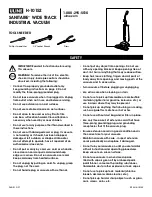 U-Line SANITAIRE H-10152 Manual preview