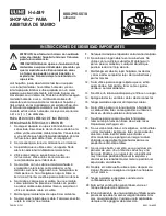 Preview for 8 page of U-Line SHOP-VAC H-6489 Manual