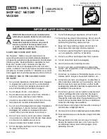 Preview for 1 page of U-Line SHOP-VAC H-8095 Manual