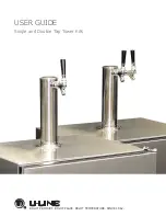 U-Line Single Tap Tower Kit User Manual preview