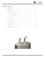 Preview for 3 page of U-Line Single Tap Tower Kit User Manual