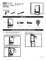 Preview for 1 page of U-Line SLIMFOLD H-3456 Installation And Mounting Instructions