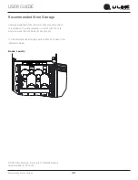 Preview for 20 page of U-Line SUHBV115-SG01A User Manual & Service Manual