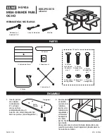 Preview for 3 page of U-Line The Big Eight Table H-5946 Installation Manual