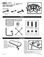 Preview for 5 page of U-Line The Big Eight Table H-5946 Installation Manual