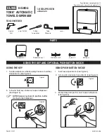 Preview for 1 page of U-Line TORK H-5806 Manual