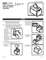 U-Line TORK XPRESSNAP H-4580 Instruction Manual предпросмотр