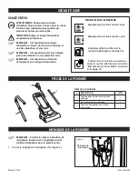 Preview for 22 page of U-Line TORNADO DELUXE HEPA VACUUM Manual