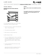 Предварительный просмотр 22 страницы U-Line U-1024RS-00A User Manual & Service Manual