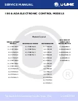 Preview for 1 page of U-Line U-1115RB-00 Service Manual