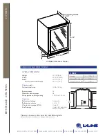 Предварительный просмотр 2 страницы U-Line U-1175BEVS-00 Specification