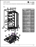 Preview for 31 page of U-Line U-1215RS-00B User Manual & Service Manual